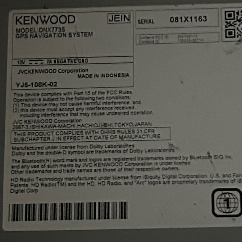 Kenwood GPS Navigation System - Silver - Picture 11 of 12